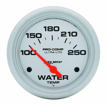 Tool 4437 Ultra-Lite Electric Water Temp Gauge - 2.62 in. - 0-250 TO3621670